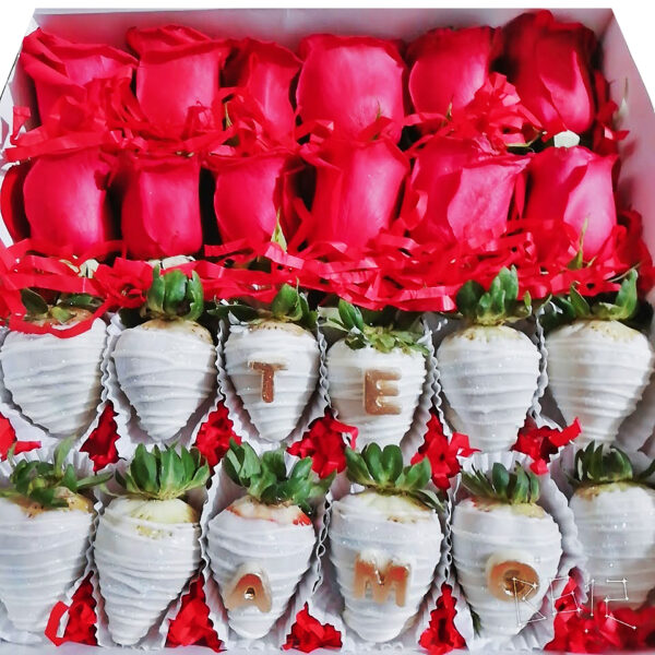 Choco Roses (12 Fresas,12 Rosas ) - Imagen 7