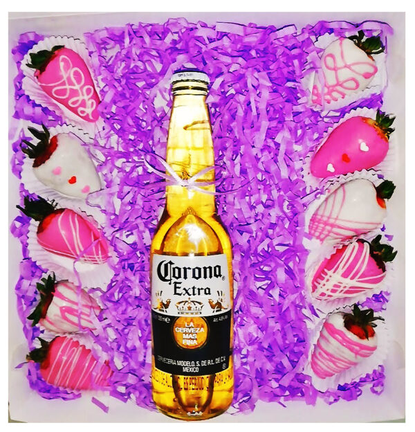 Choco Caja (10 fresas y Corona) - Imagen 2