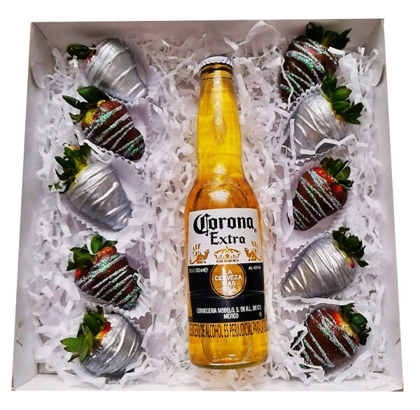 Choco Caja (10 fresas y Corona)