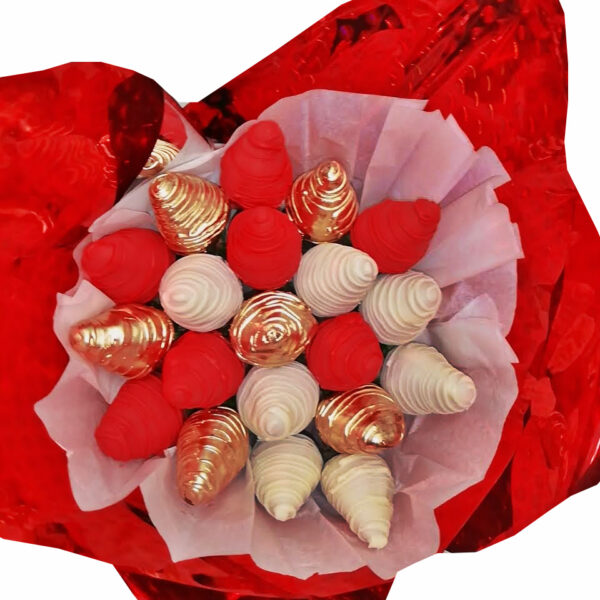 Choco Bouquet Roses (19 fresas 12 Rosas) - Imagen 3