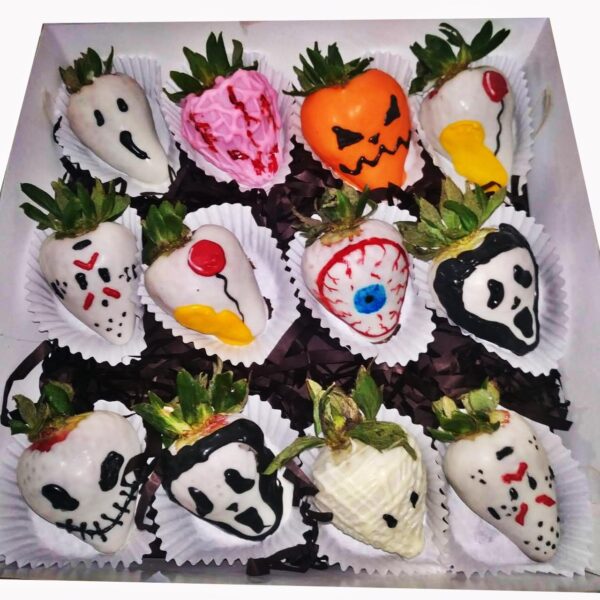 Choco Caja Halloween (12 fresas) - Imagen 7