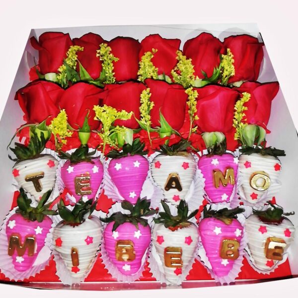 Choco Roses (12 Fresas,12 Rosas ) - Imagen 13