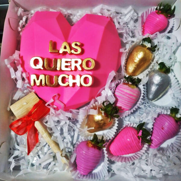 Choco Corazón Diamantado (8 Fresas) - Imagen 6